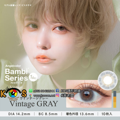 AngelColor Vintage 1day Gray エンジェルカラーヴィンテージワンデー ヴィンテージグレー(日拋)